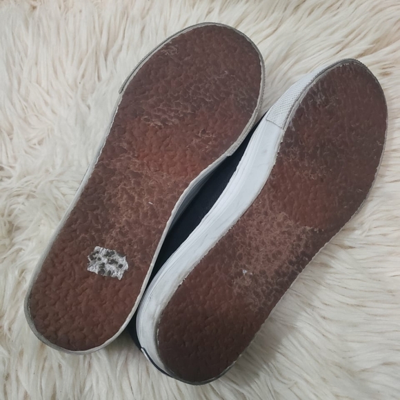 Superga women's canvas platform sneaker black size 8.5 - Picture 5 of 7